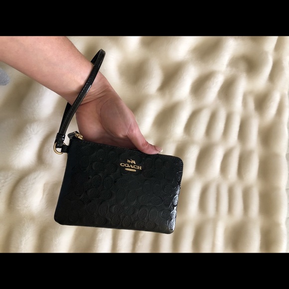 Coach Patent Leather Wristlet - Picture 4 of 6